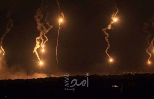 مدفعية الاحتلال تطلق قنابل إنارة جنوب قطاع غزة