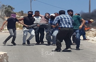 إصابتان خلال اعتداء جيش الاحتلال على مسيرة كفر قدوم الأسبوعية