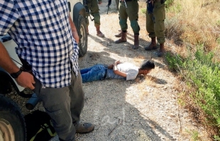 جيش الاحتلال يعتقل شاب بحوزته سكين قرب مستوطنة "كوخاف يعقوب" برام الله