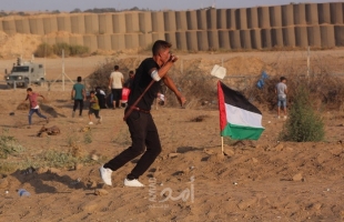 محدث- إصابات برصاص جيش الاحتلال لمسيرات كسر الحصار شرق قطاع غزة