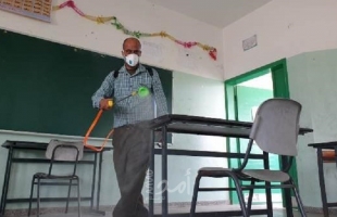 غزة: وزارة التعليم تنفذ إجراءات تطهير وتعقيم المدارس قبيل امتحانات الثانوية العامة