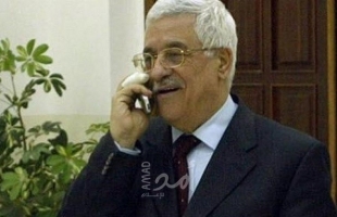 الرئيس عباس يهاتف "عائلة الرجبي" معزياً بوفاة أطفال حادث القدس