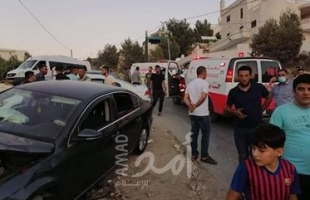 5 إصابات جراء حادث سير غرب الخليل - صور