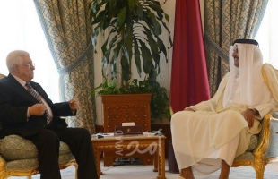 أمير قطر يؤكد لـ"عباس" موقف الدوحة الداعم للشعب الفلسطيني