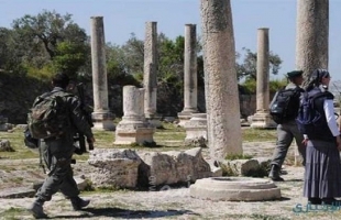 قوات الاحتلال تقتحم الموقع الأثري في سبسطية