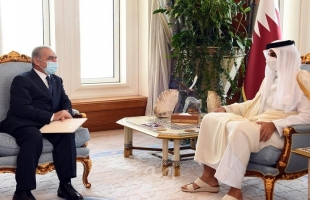 اشتية يدعو أمير قطر لطرح مسار سياسي من أجل تطبيق قرارات الشرعية الدولية - صور