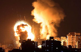 طائرات الاحتلال تقصف أهدافاً في قطاع غزة- فيديو