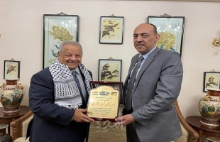 رئيس اتحاد المنتجين العرب بالقاهرة يستقبل المفوض العام للعشائر الفلسطينية