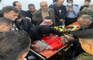 تشييع جثمان الشهيد الفتى أمجد أبو سلطان في بيت لحم