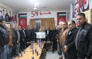 غزة: وفد من حماس يزور مكتب الشعبية لتهنئتها بذكرى الانطلاقة