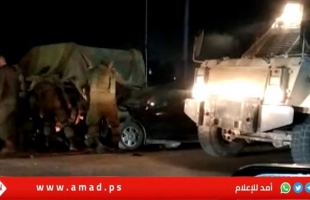 إعلام: إصابة (3) من جنود الاحتلال قرب بلدة بيت أمر بالخليل- فيديو