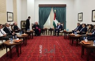 "الرئيس عباس" يستقبل بطريرك القدس للاتين "الكاردينال بيتسابالا"