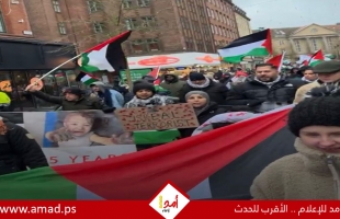 مظاهرات حاشدة في مدن المملكة الدنماركية لوقف العدوان الإسرائيلي على غزة