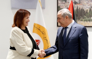 الشيخ يستعرض مع وفد أوروبي تطورات الأوضاع الفلسطينية وجهود إحياء المسار السياسي