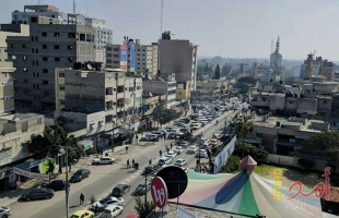 بلدية غزة تشرع بتنظيم مواقف السيارات في منطقة الجندي المجهول