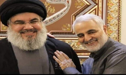 لأول مرة .. الإعلام الإيراني ينشر صور لسليماني ونصر الله