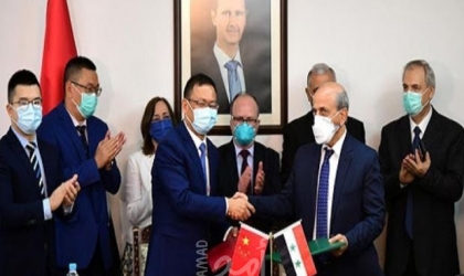 الصين تتبرع بمعدات طبية لمستشفى الأطفال في سوريا