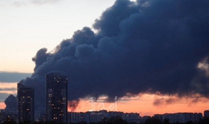 اندلاع حريق ضخم شمال غربي العاصمة الروسية