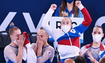 روسيا تحرز ذهبية الجمباز لفرق السيدات في الأولمبياد للمرة الأولى في تاريخها