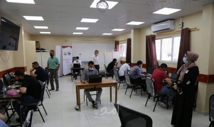 تنمية القوى البشرية بـ"صحة حماس" تبدأ بإجراء امتحانات مزاولة المهنة