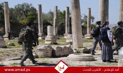 نابلس: جيش الاحتلال يغلق المنطقة الأثرية في سبسطية