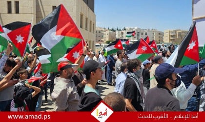 وقفة تضامنية في عمان دعما للشعب الفلسطيني وتنديدا بانتهاكات الاحتلال