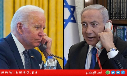 لمدة 45 دقيقة.. مكالمة هاتفية بين بايدن ونتنياهو على خلفية مقتل عمال الإغاثة في غزة
