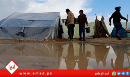 غزة: غرق مئات خيام النازحين نتيجة الأمطار والرياح الشديدة