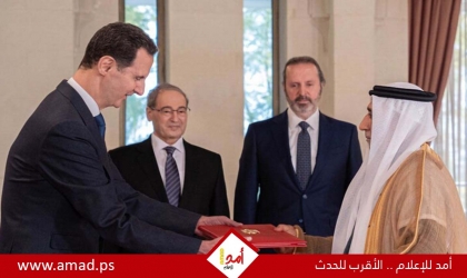 الأسد يقبل أوراق اعتماد سفير الإمارات لدى سوريا