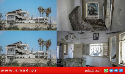 قوات "الغزو الفاشي" تدمر منزل الخالد ياسر عرفات في غزة - صور
