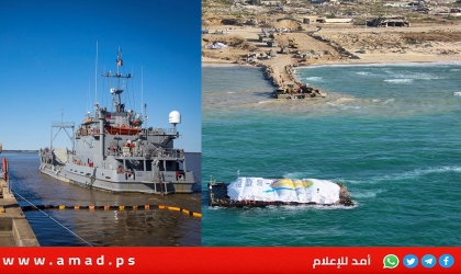 أمريكا تكشف عن دور إسرائيلي في ملف أمن رصيف "ميناء غزة" المؤقت - صور