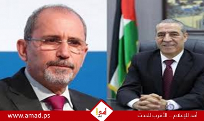 الصفدي والشيخ: مستقبل قطاع غزة يجب أن يستند على وحدته مع الضفة الغربية