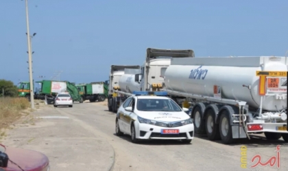 غزة: تأخير إدخال البضائع عبر معبر كرم أبو سالم لتعقيم الشاحنات قبل خروجها