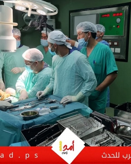 الوفد الطبي المصري يجري عمليات كبرى في قطاع غزة- صور
