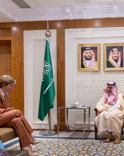 السعودية وفرنسا تبحثان الجهود المبذولة بشأن غزة