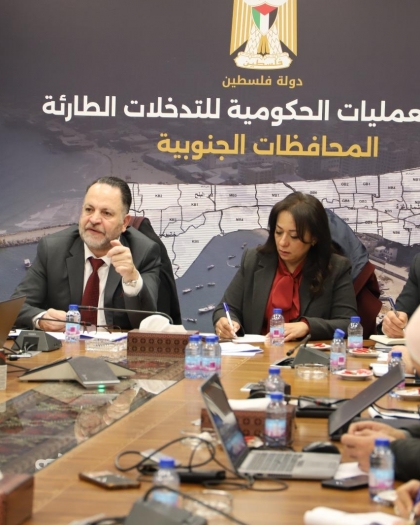 غرفة العمليات الحكومية تحذر من كارثة إنسانية وبيئية في قطاع غزة