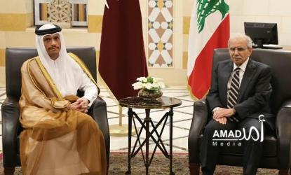  رئيس وزراء قطر في لبنان: اتفقنا على وضع إطار شامل للتعاون في مجال الطاقة 